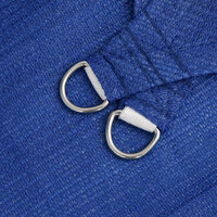 Zonnezeil 160 g/m&sup2; driehoekig 4x5x5 m HDPE blauw 5