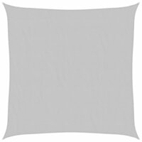 Zonnezeil 2x2 m 100% polyester oxford lichtgrijs 2