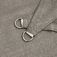 Zonnezeil 160 g/m&sup2; driehoekig 3,6x3,6x3,6 m HDPE lichtgrijs 5