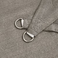 Zonnezeil 160 g/m&sup2; driehoekig 4x4x4 m HDPE lichtgrijs 5