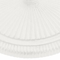 Parasolvoet 45x45x30 cm gietijzer wit 8