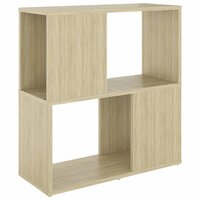 Boekenkast 60x24x63 cm bewerkt hout sonoma eikenkleurig 2