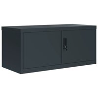 Archiefkast 90x40x110 cm staal antracietkleurig 3