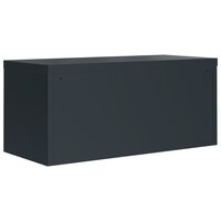 Archiefkast 90x40x110 cm staal antracietkleurig 6