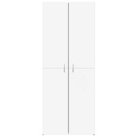 Archiefkast 60x32x153 cm bewerkt hout wit 4