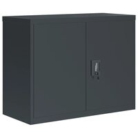 Archiefkast 90x40x70 cm staal antracietkleurig 2