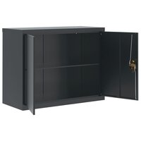 Archiefkast 90x40x70 cm staal antracietkleurig 4