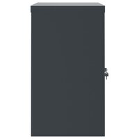 Archiefkast 90x40x70 cm staal antracietkleurig 5