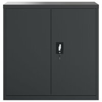 Archiefkast 90x40x90 cm staal antracietkleurig 3
