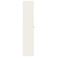 Archiefkast 90x40x200 cm staal wit 5