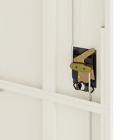 Archiefkast 90x40x200 cm staal wit 8