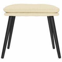 Voetenbank 45x29,5x35 cm stof cr&egrave;mekleurig 3