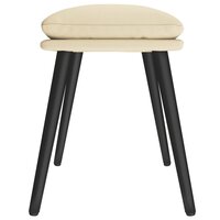 Voetenbank 45x29,5x35 cm stof cr&egrave;mekleurig 4