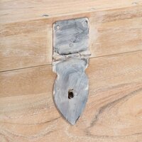 Opbergkist 40x40x40 cm massief acaciahout 7