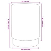 Kruk fluweel blauw en goudkleurig 4