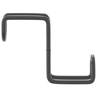 Hoofdstelhouders 3 st staal zwart 6