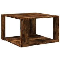Salontafel 51,5x51,5x30 cm bewerkt hout gerookt eikenkleurig 2