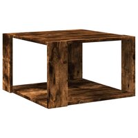 Salontafel 51,5x51,5x30 cm bewerkt hout gerookt eikenkleurig 6