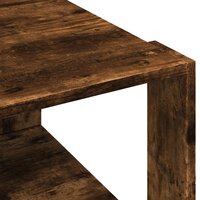 Salontafel 51,5x51,5x30 cm bewerkt hout gerookt eikenkleurig 7