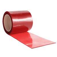 Deurgordijn 200x1,6 mm 10 m PVC rood 4