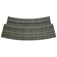 4-delige Tuinbarset met kussens grijs 7