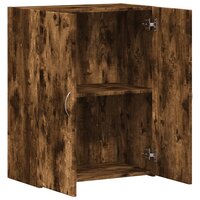 Archiefkast 60x32x77,5 cm bewerkt hout gerookt eikenkleurig 7