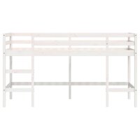 Kinderhoogslaper met ladder 90x190 cm massief grenenhout 5