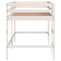 Kinderhoogslaper met ladder 90x190 cm massief grenenhout wit 6