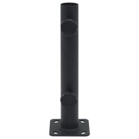 Parasolvoet voor &Oslash;32/34/38 mm stok staal matzwart 3