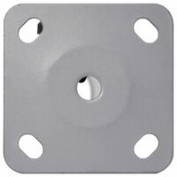 Parasolvoet voor &Oslash;32/34/38 mm stok staal zilverkleurig 4