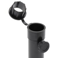 Parasolvoet voor &Oslash;38/48 mm stok staal matzwart 5