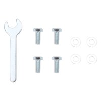 Parasolvoet voor &Oslash;38/48 mm stok staal matzwart 6