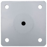 Parasolvoet voor &Oslash;38/48 mm stok staal zilverkleurig 4