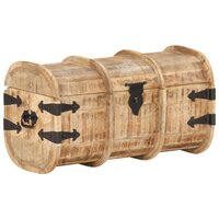 Opbergkisten 2 st massief mangohout  5