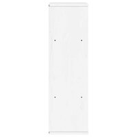 Bijzetkast ODDA 40x24x79 cm massief grenenhout wit 7