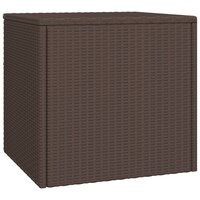Tuinbijzettafels 3 st poly rattan bruin 3