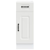 Keuken onderkast Kalmar bewerkt hout wit 4