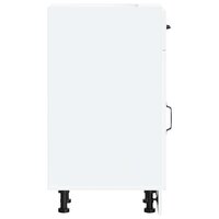 Keuken onderkast Kalmar bewerkt hout wit 6