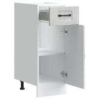 Keuken onderkast Kalmar bewerkt hout betongrijs 5