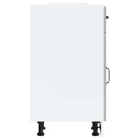 Keuken onderkast Kalmar bewerkt hout betongrijs 6