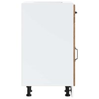 Keuken onderkast Lucca bewerkt hout oud houtkleurig 6