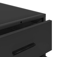 Ladekast 70x41x56 cm bewerkt hout zwart 8