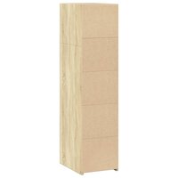Hoge kast 30x41x124 cm bewerkt hout sonoma eikenkleurig 6
