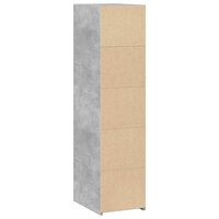 Hoge kast 30x41x124 cm bewerkt hout betongrijs 6