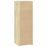 Hoge kast 40x41x124 cm bewerkt hout sonoma eikenkleurig 6