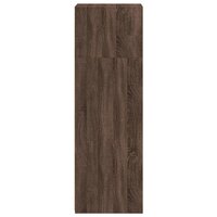 Hoge kast 40x41x124 cm bewerkt hout bruin eikenkleur 5