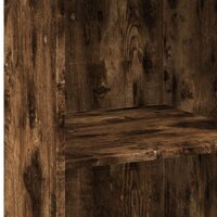 Hoge kast 45x41x124 cm bewerkt hout gerookt eikenkleurig 7