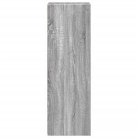 Hoge kast 45x41x124 cm bewerkt hout grijs sonoma eikenkleurig 5
