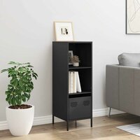 Hoge kast 35x39x103,5 cm staal zwart 3