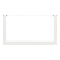 Salontafelpoten 2 st U-vormig 60x(30-31) cm staal wit 5